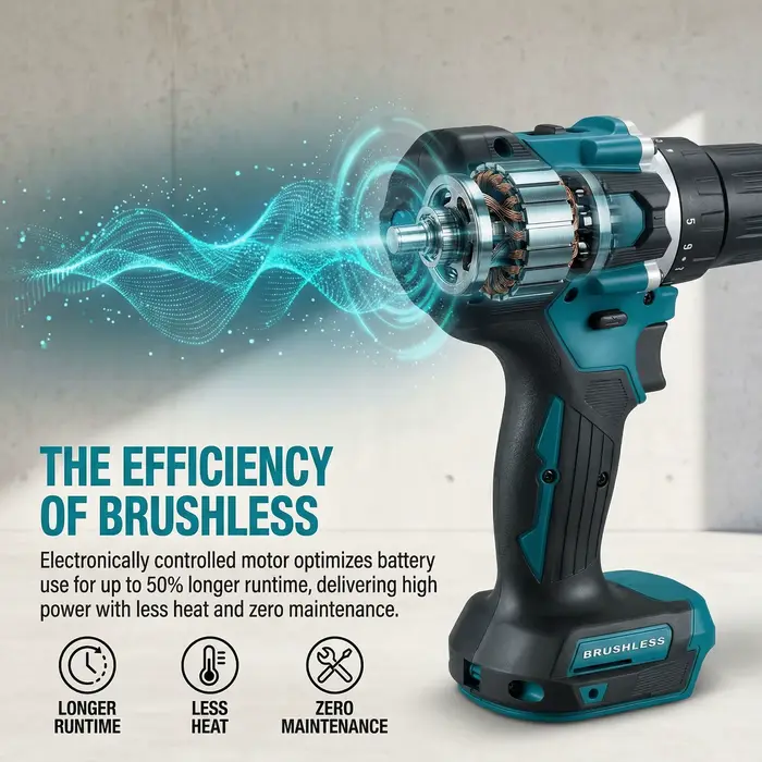 Makita DDF487 perceuse-visseuse sans balais 18V 40Nm 1700RPM 13mm mandrin sans clé XPT double LED pour outil à batterie
