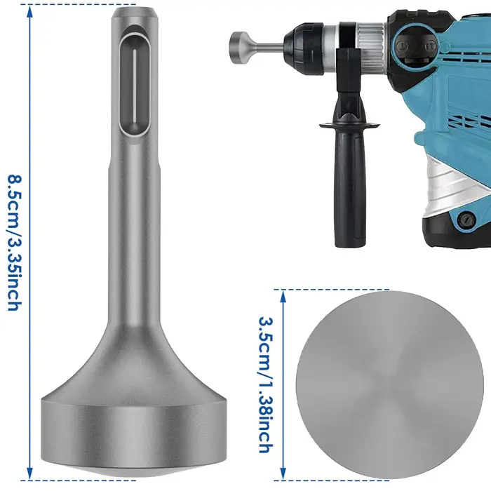 Embout de perceuse SDS Plus pour piquet de terre