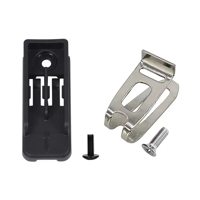 Porte-embouts avec crochet de ceinture et vis pour outils électriques sans fil 18V Makita/Dewalt/Mil