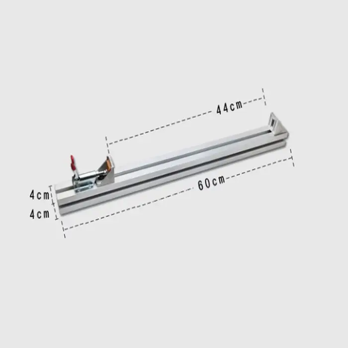 Nouveau système de Rail de guidage de scie circulaire électrique 80/100/120cm, bord de serrage, Guid