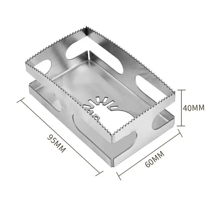 Lame de Scie Oscillante Multi-Outil, Coupe-Fente Carré et Rectangle, Boîte Murale de Travail de Calc