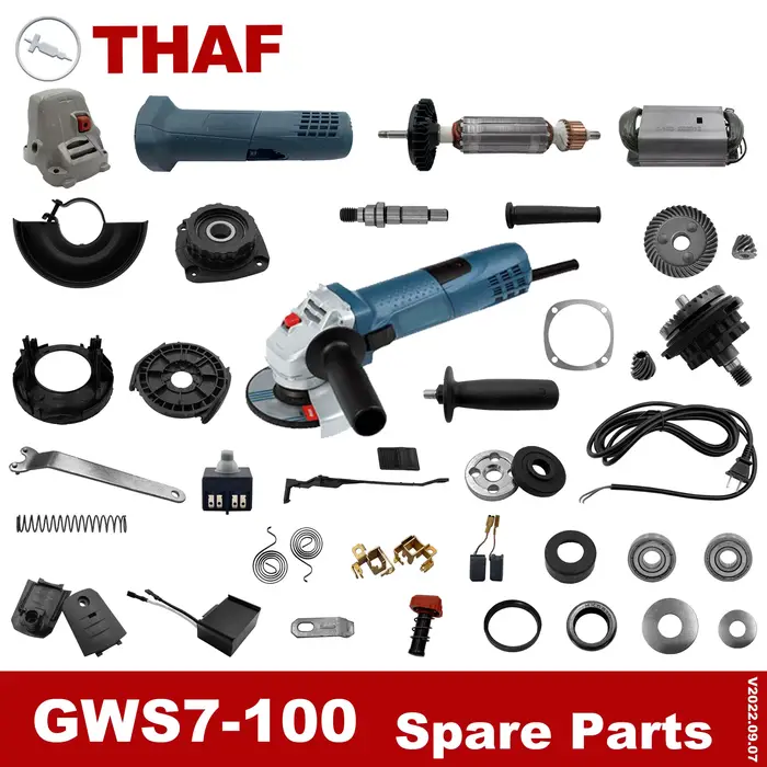 Jeu De Balais Remplacement Pièces de rechange pour BOSCH Meuleuse Angulaire GWS7-100 GWS7-115 GWS7-125 B21