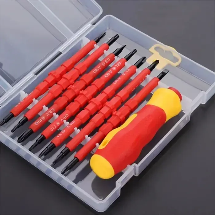 Kit de tournevis isolés pour électricien