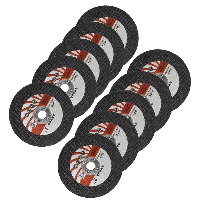 10 pièces meule circulaire 3 pouces 10*75mm de diamètre disque de meulage