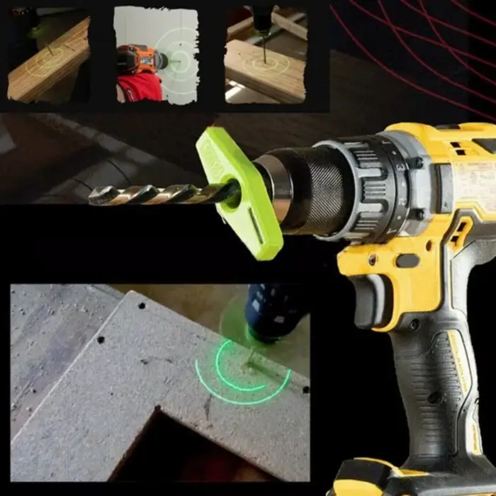 Dispositif d'alignement multifonctionnel pour perceuse portative, guide de perçage pour accessoires de perçage