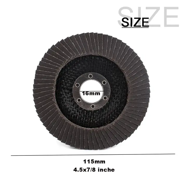 /05/2019 de Ponçage pour Meuleuse d'Angle, 115mm, 12, 80, 120, 240, 320 Grain, pour Calcul du Métal, Travail d'Ébavurage, Polissage