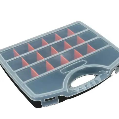 Boîte de pièces d'outils en plastique