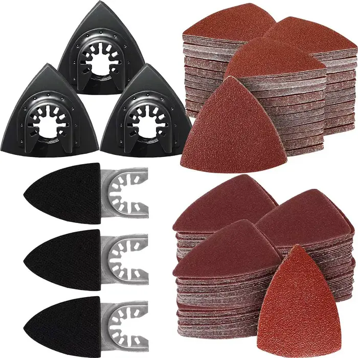 Kit d'accessoires pour outil oscillant multifonction 156 pièces, kit de ponçage et de polissage adap
