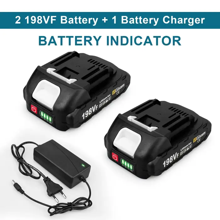 Batterie rechargeable Gisam 4.5Ah 4.0Ah 2.0Ah Lithium-ion 198VF 398VF 928VF Li-ion