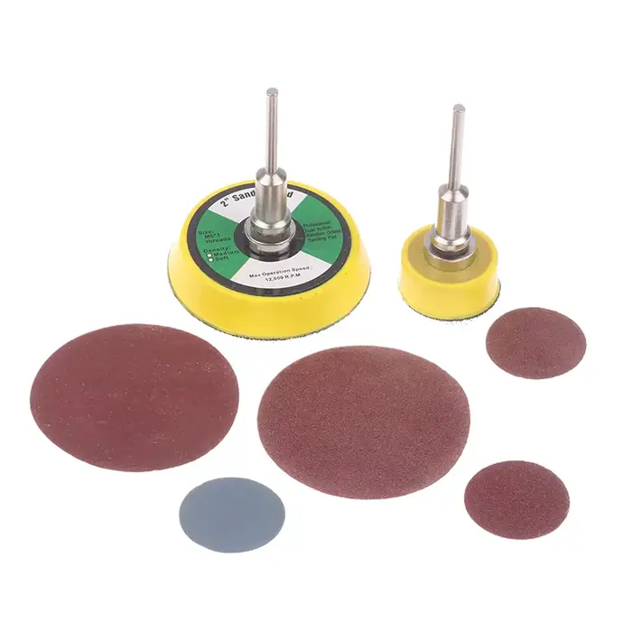 Kit de disques abrasifs de 1/2 pouces