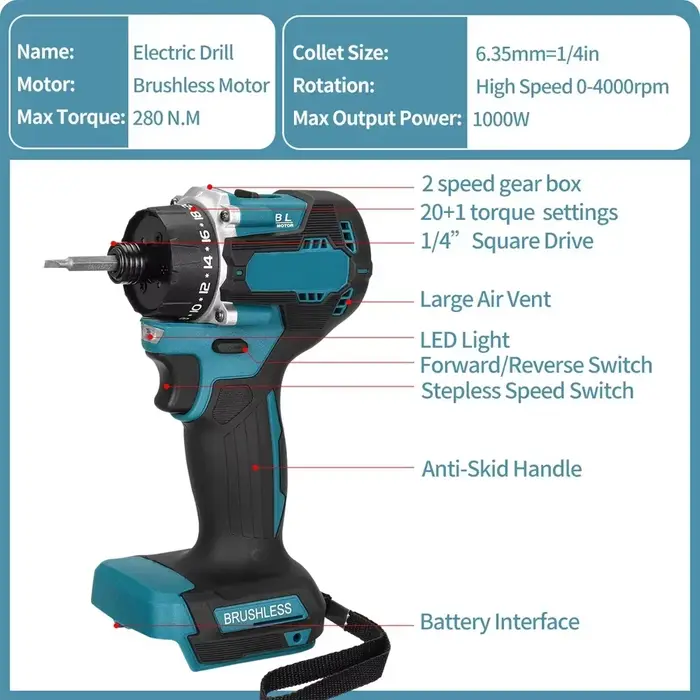 Makita – tournevis électrique sans fil