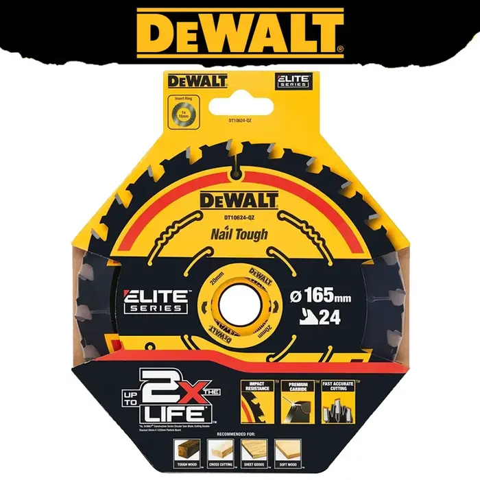DEWALT EXTREME 2X Life Lame de scie circulaire pour la coupe du bois, outils robustes et durables, a