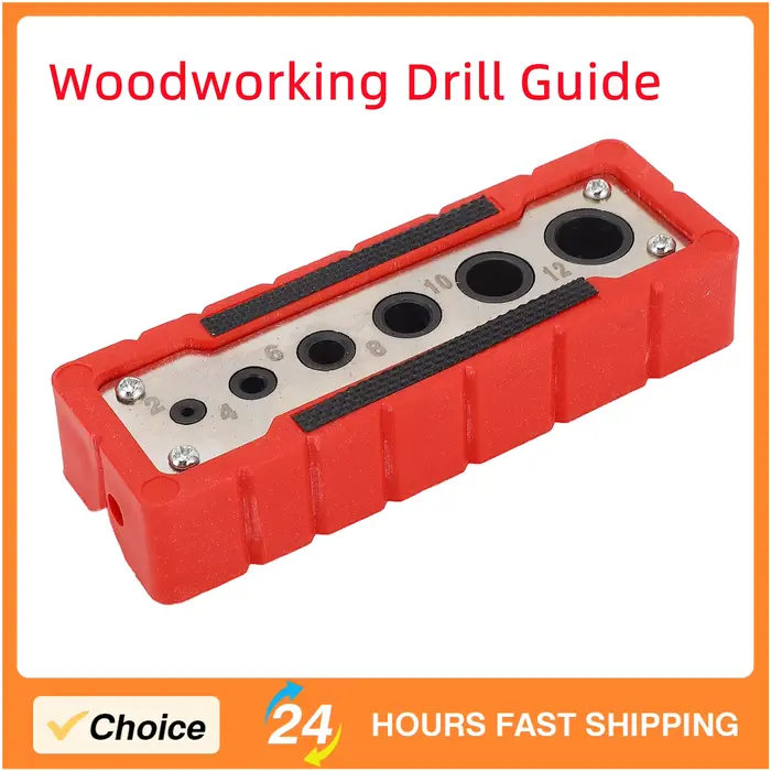Guide de perçage portatif 2-12mm, localisateur de perçage polyvalent pour le travail du bois, chevil