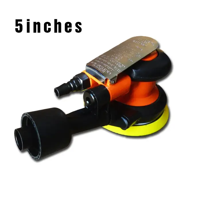 Ponceuse orbitale pneumatique 6" à aspiration, machine de polissage/meulage excentrique, outils de p