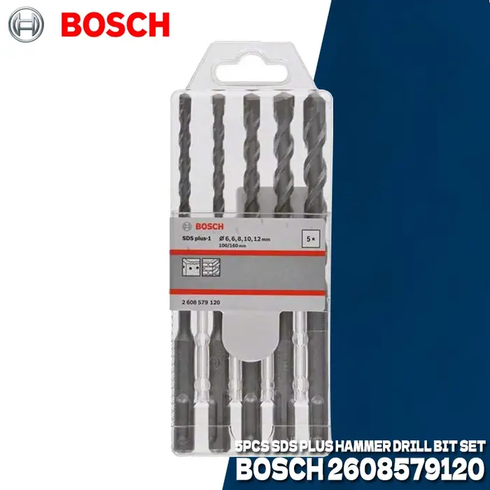 BOSCH SDS Plus-5X jeu de forets à percussion 5 pièces