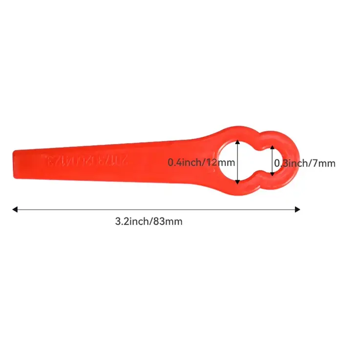 20-120 pièces lames de coupe en plastique