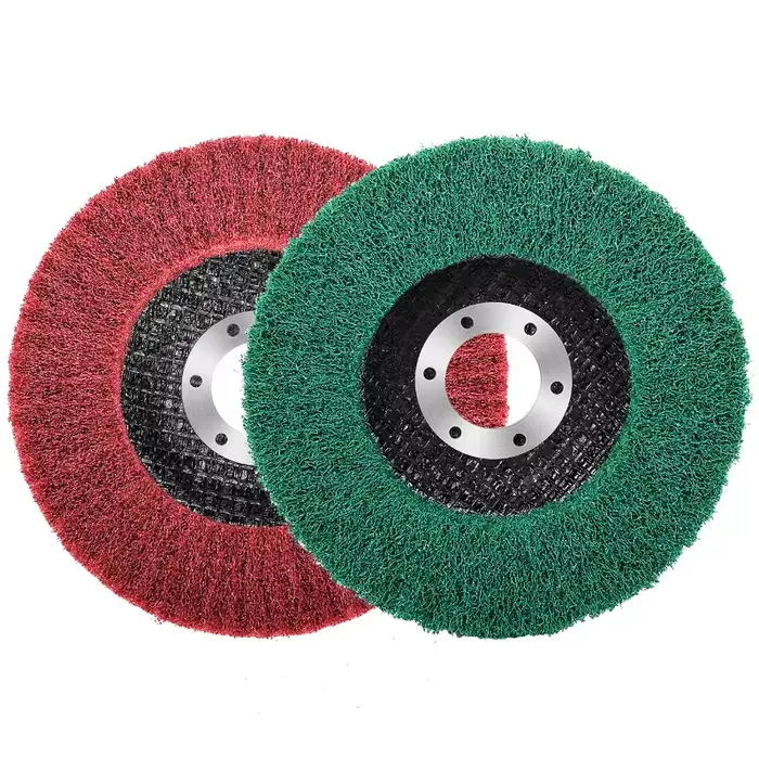 Disque de roue de polissage à lamelles Non tissées pour meuleuse d'angle