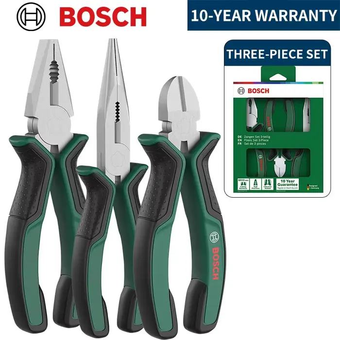 Ensemble de pinces BOSCH 6/7 pouces en trois pièces
