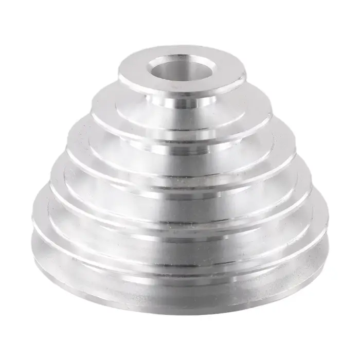 Perceuse à moteur, roue de poulie pagode d'entraînement, trous de 14mm, diamètre extérieur 36-46-60-74mm, aluminium de haute qualité solide et robuste