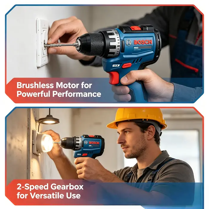 Perceuse-visseuse sans fil professionnelle BOSCH GSR 12V-31 2-en-1