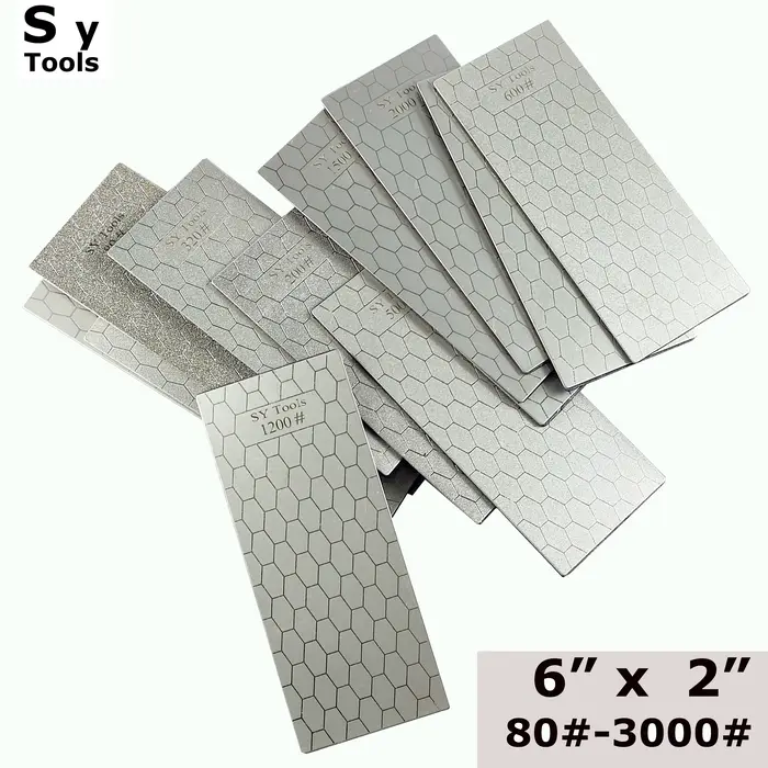 Sy Tools Nouveau 80-3000 #   Affûteur de couteaux professionnel en diamant, plaque de pierre à aigui