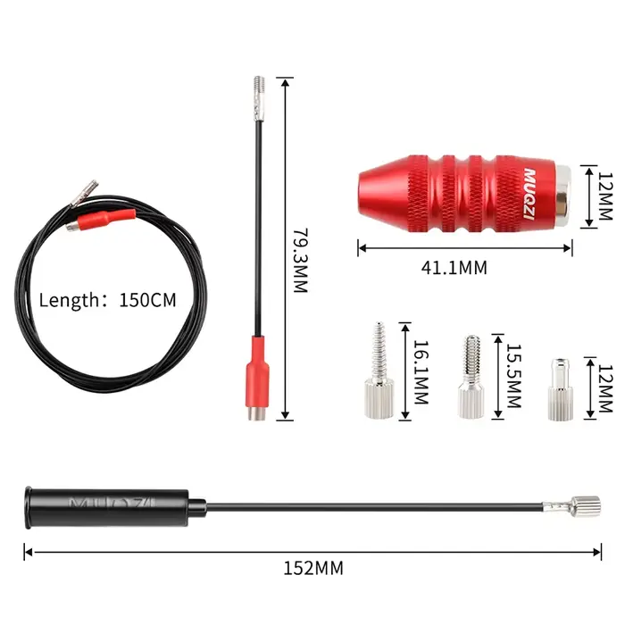 MUQZI – Kit d'outils de routage de câbles internes
