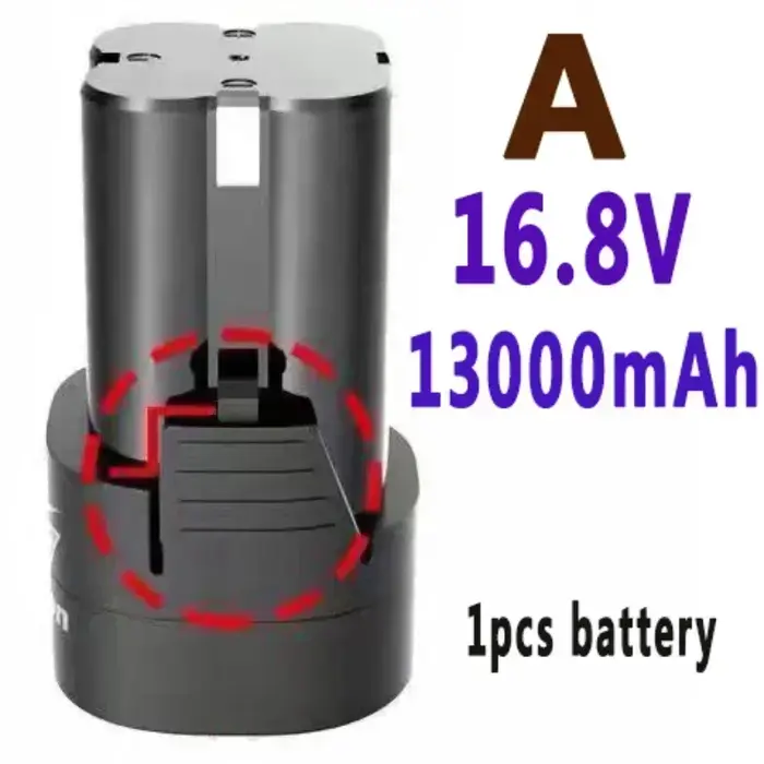 Batterie Rechargeable universelle haute capacité 16.8V 13000mAh pour outils électriques