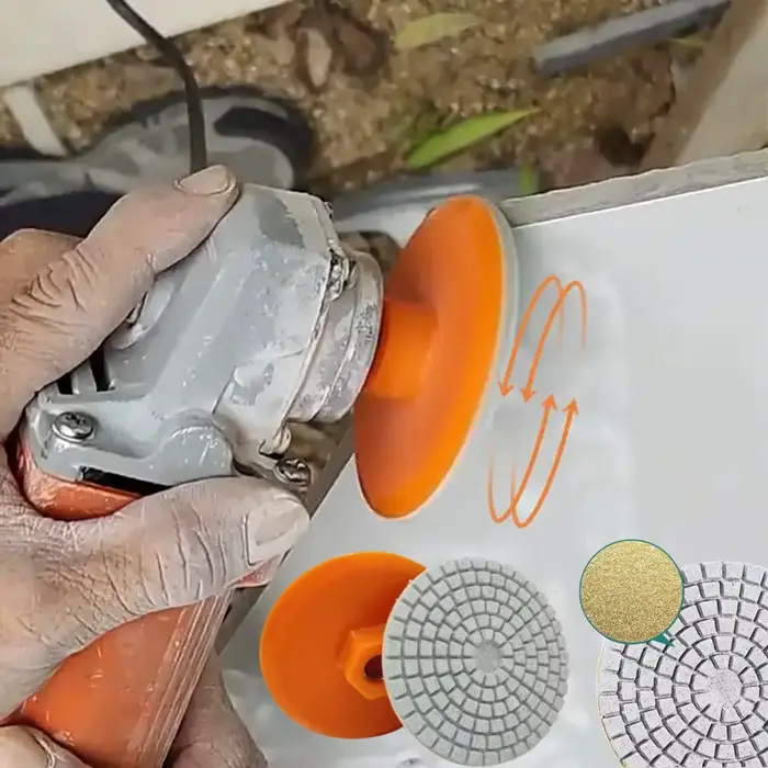 Disque de meulage de bord de carrelage en céramique de type 125
