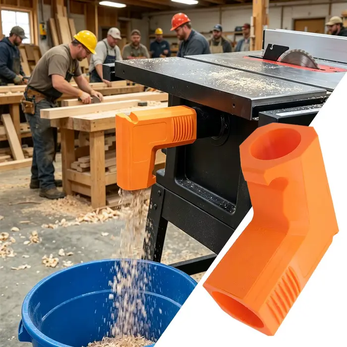 Adaptateur de collecteur de poussière pour scie à table