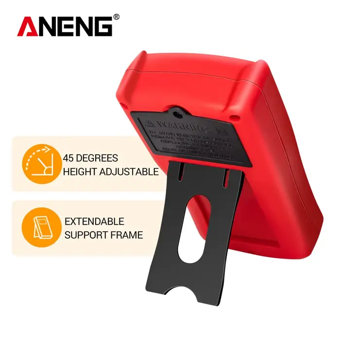 ANENG DM850-Multimètre numérique automatique professionnel, testeur de tension AC/DC automatique, outil de détection d'ampèremètre de courant Ohm, 1999 points