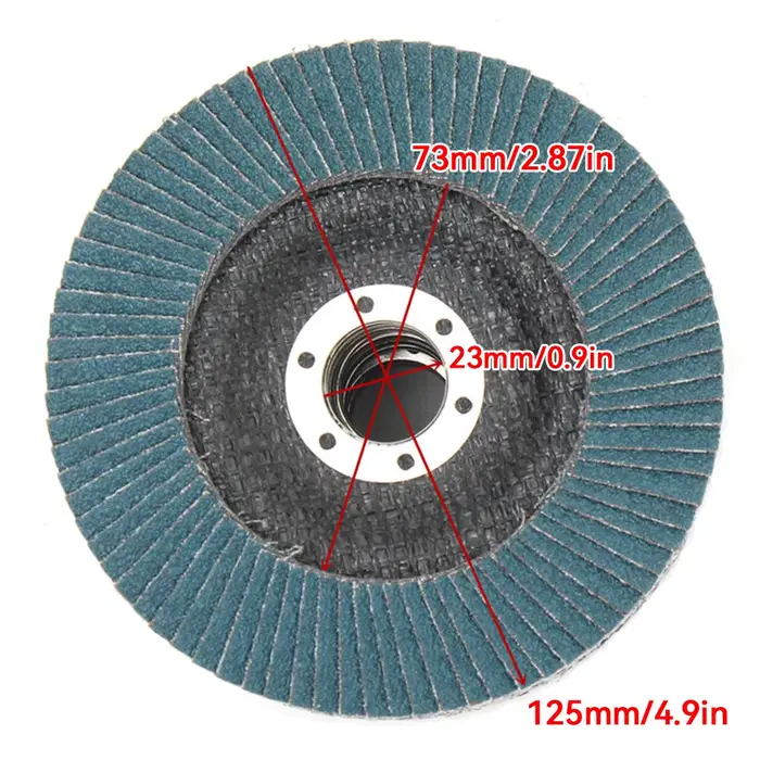 10 pièces disques à lamelles 125mm meuleuse d'angle