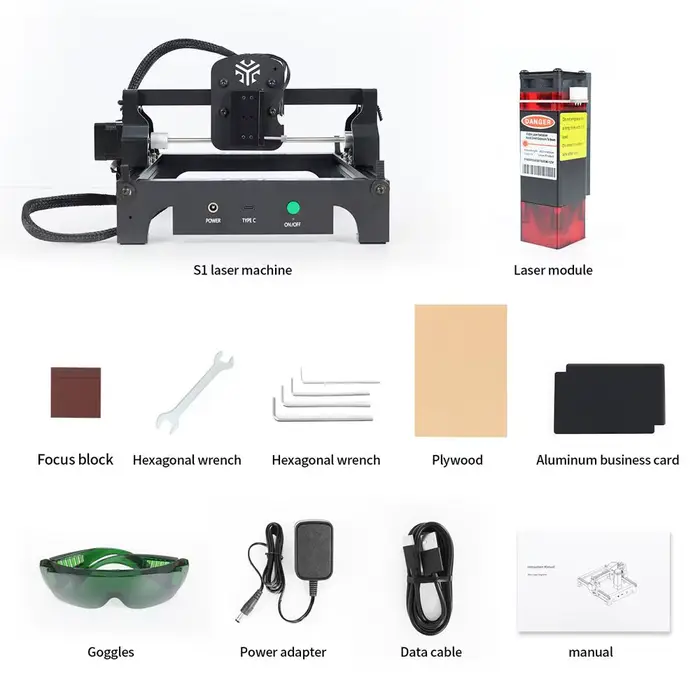 ACMER S1 6W Mini graveur laser portable