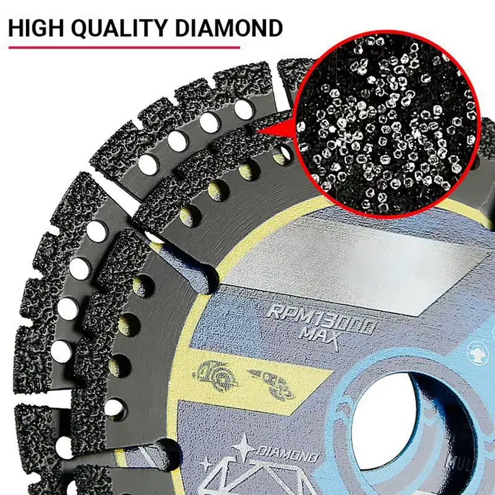 Lames de coupe multi-matériaux pour meuleuse d'angle : métal