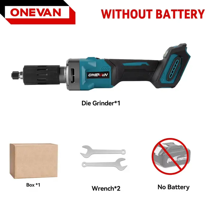 ONEVAN 2000W meuleuse électrique sans fil 4 vitesses 35000 tr/min outils portatifs sans brosse pour