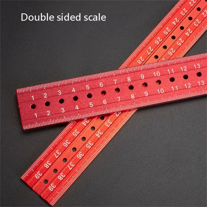 XXUA Multifonctional Carpenter Combination Square Aluminium ALLIAG