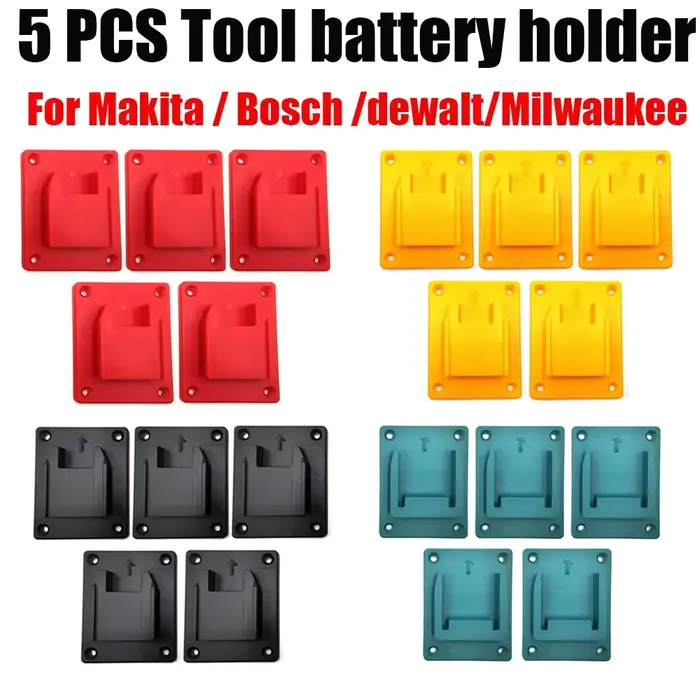 Porte-outils pour perceuse Dewalt 14.4V 18V 20V avec 4 clous de montage