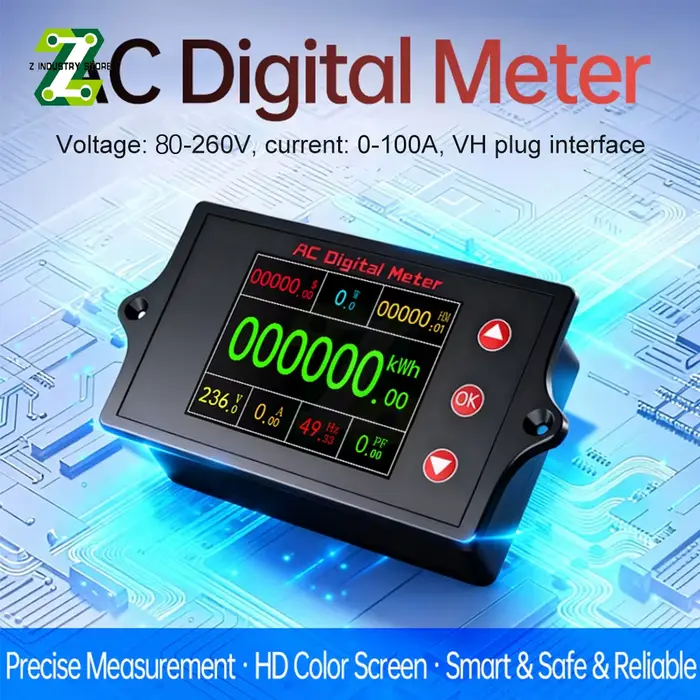 Compteur de puissance multifonction AC