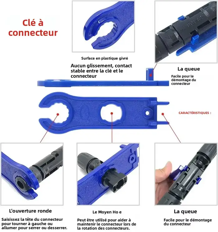 Pince à sertir pour fil solaire photovoltaïque SN-2546B