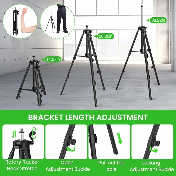 Niveau laser auto-nivelant 16 lignes 4D avec base magnétique, 360 °   Giroir, pour la rénovation de 