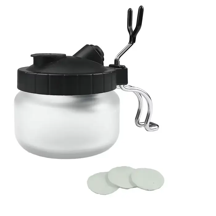 Kit d'outils de nettoyage de odorpulvérisateur conviviale ré, pot de livres d'aérographe, ensemble d