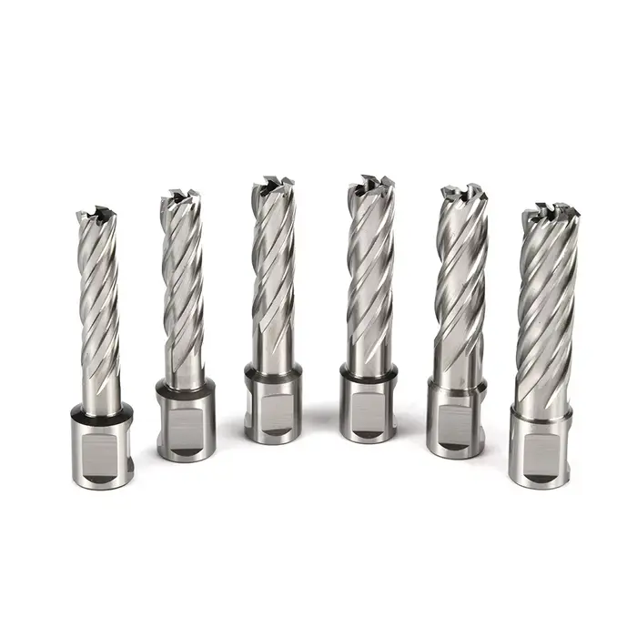 Forets à trous durables de 25 mm en acier inoxydable avec queue Weldon
