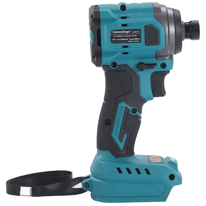 Perceuse visseuse à percussion électrique sans fil, 18V, 1/4 ", batterie aste, sans balais, tournevi