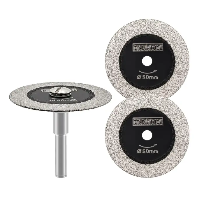 Diatool Mini scie verre disque de coupe ensemble 30/40/50mm pour carrelage bouteille de vin cristal circulaire