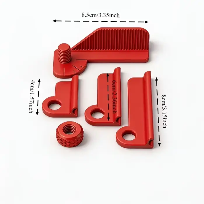 Guide de perçage à 5 angles : 0 ° -90 ° Outil de travail du bois portable