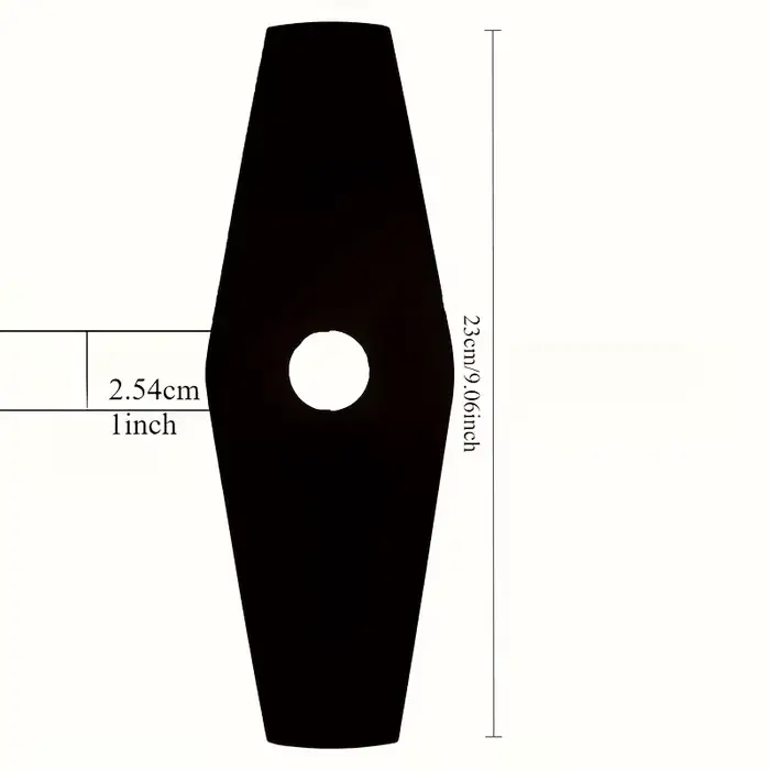 Lames de tondeuse à gazon en métal de 9 pouces à 2 dents