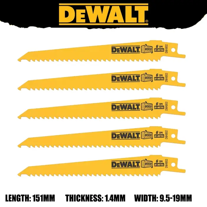 Lames de scie sauteuse bi-métalliques originales DEWALT