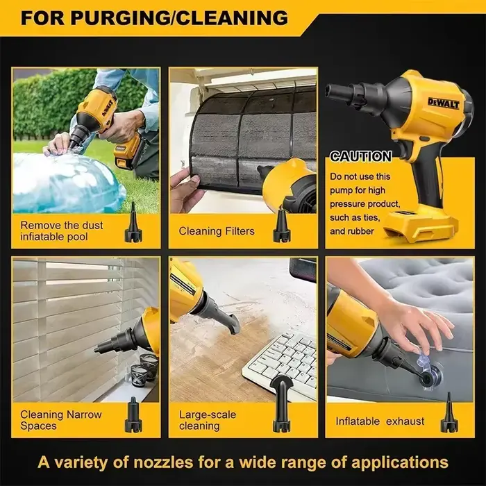 Dewalt – souffleur d'air sans fil, Machine d'époussetage sans balais, gonfleur de poussière électriq