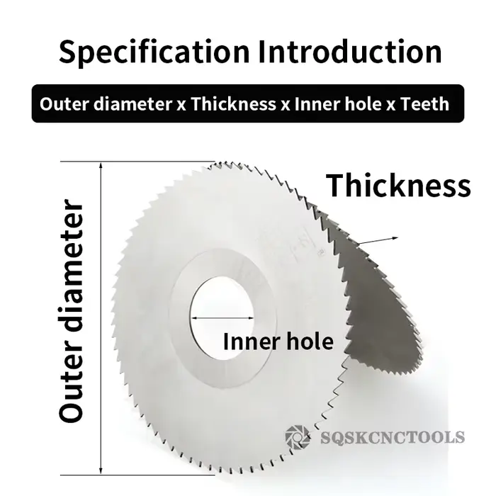 SLUGB SIQIC HSS lame de scie circulaire 40mm/50mm/60mm/63mm/75mm/80mm/100mm