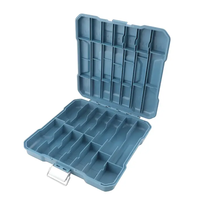 Boîte de rangement vide pour forets, accessoires d'outils, boîte à outils, conteneur de rangement pour forets de menuiserie, étui organisateur pour coupe-clous et embouts
