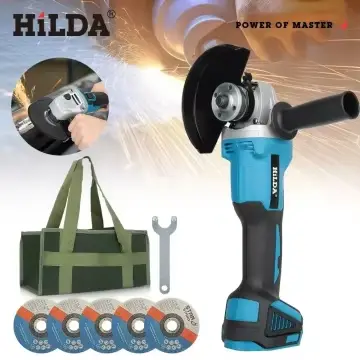 HILDA 125mm meuleuse d'angle sans brosse et brossée rectifieuse sans fil coupe 12V